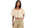 Free People Топ Bali Daydream Melody с квадратным вырезом и вышивкой