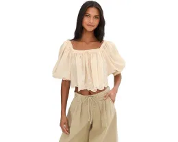 Free People Топ Bali Daydream Melody с квадратным вырезом и вышивкой