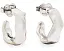 Серьги-кольца Kate Spade New York Molten Huggies с цирконием и титановыми штифтами