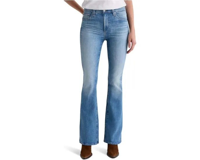 Джинсы Farrah Mid Rise Bootcut Bisou от AG Jeans с посадкой выше средней