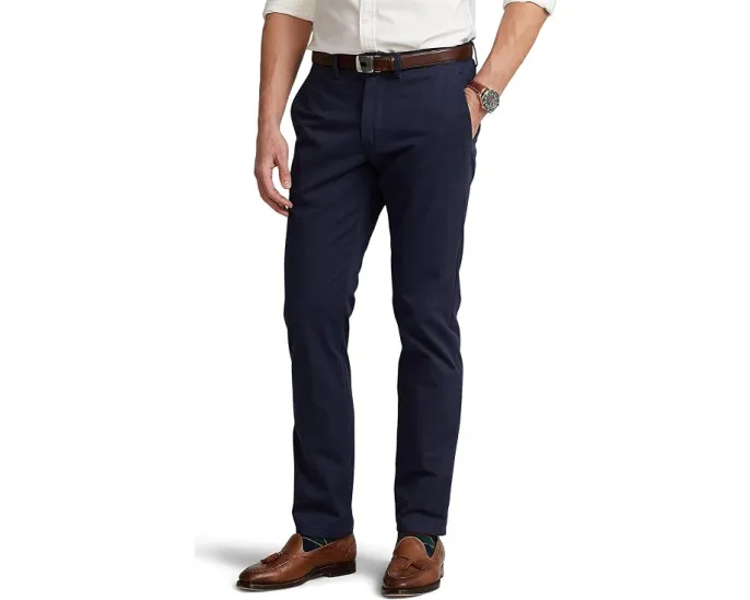 Брюки-чиносы Polo Ralph Lauren Stretch Straight Fit с вышивкой маяков