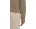 Свитшот L.L.Bean Ridgeknit с полузастежкой молнией и капюшоном-карманом