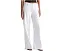 Джинсы Saige Wide Leg из мягкого денима белого цвета с высокой посадкой AG Jeans