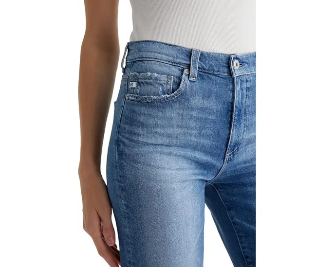 Прямые джинсы AG Jeans Brinley с средней посадкой