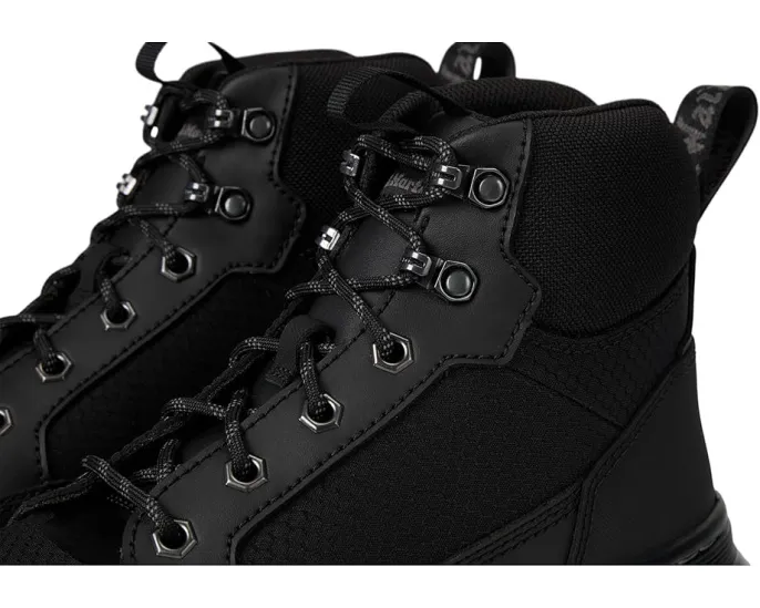 Кроссовки Dr. Martens Rakim Mk.02 высокие с верхом из премиальной кожи и переработанного холста