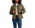 Куртка Jax Washed Bomber от Free People оливкового цвета