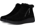 Ботильоны SKECHERS Wilshire Blvd с замшевым верхом и меховой подкладкой на клиновидном каблуке