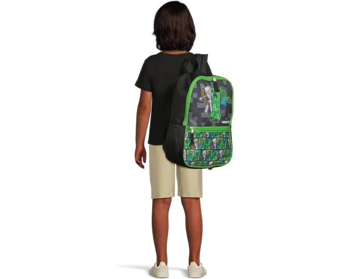 Рюкзак школьный Minecraft 5 предметов BIOWORLD Kids