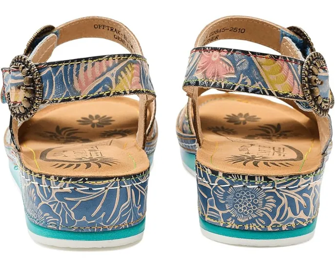 L'Artiste by Spring Step Яркие сандалии Offtrak с цветочным принтом на платформе