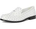Лоферы Tory Burch Classic Stud с металлическими шипами облачно серебристые