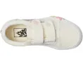 Кроссовки Vans Kids Old Skool V Flower с канвасовым верхом и липучками