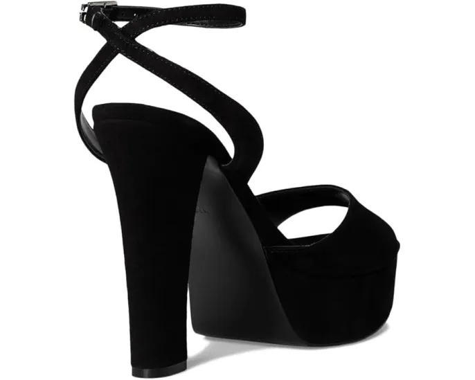 Туфли GUESS Hitten на устойчивом каблуке из замши с ремешком