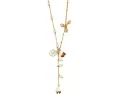 Кулон Y-образный Golden Bloom от Kate Spade New York с цветочным мотивом
