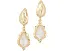 Серьги-гвоздики Kendra Scott Adriana с фигурной рамкой в виде ракушки