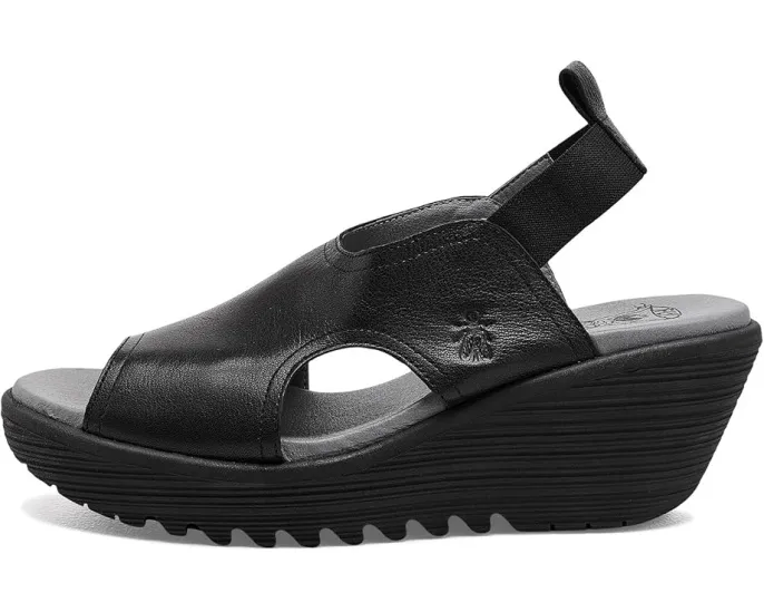 Сандалии FLY LONDON Liku426fly на танкетке с эластичным ремешком и стелькой с амортизацией