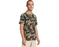 Columbia Tech Trail Utility Printed Woven Short Sleeve с защитой UPF 50 и карманами