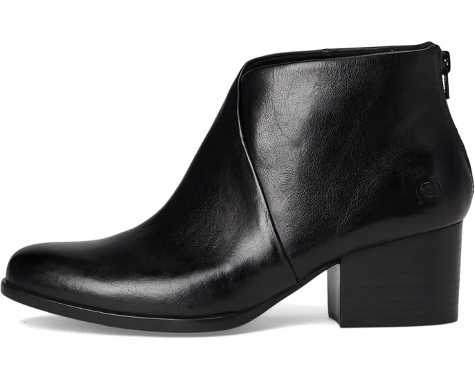 Ботильоны Born Kalie из итальянской кожи с перекрестным дизайном и квадратным каблуком