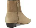 Ботинки Stassi Zip Bootie Stuart Weitzman с застежкой-молнией на устойчивом каблуке