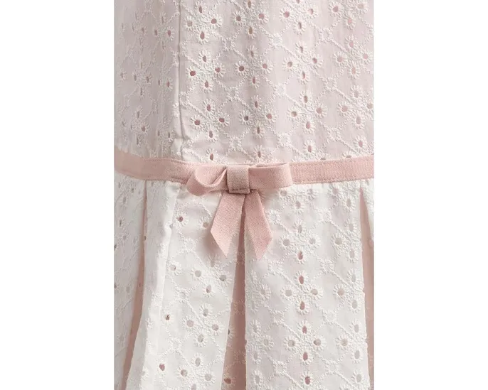 Платье Eve Dress от Appaman Kids с круглым вырезом и короткими рукавами