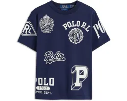 Детская футболка Polo Ralph Lauren Big Fit с графическим принтом
