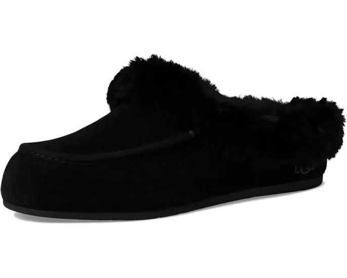 UGG Ansley Mule мюли из замши с овчиной и подошвой для дома и улицы