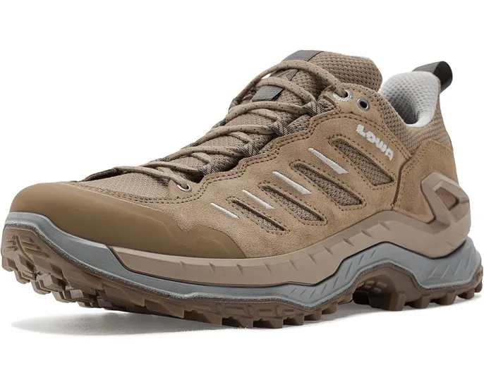 Трейловые кроссовки Lowa Innovo Lo из комбинированной кожи с агрессивным протектором
