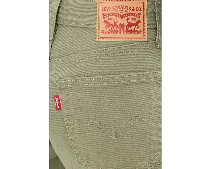 Шорты Levi's A-Line с завышенной талией и запахом из 100% хлопка