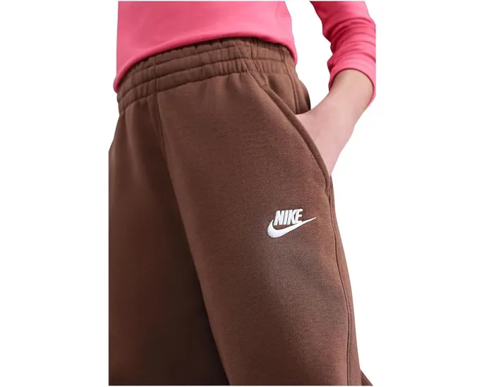 Широкие штаны Nike Kids Club Fleece Wide-Leg с флисовой тканью