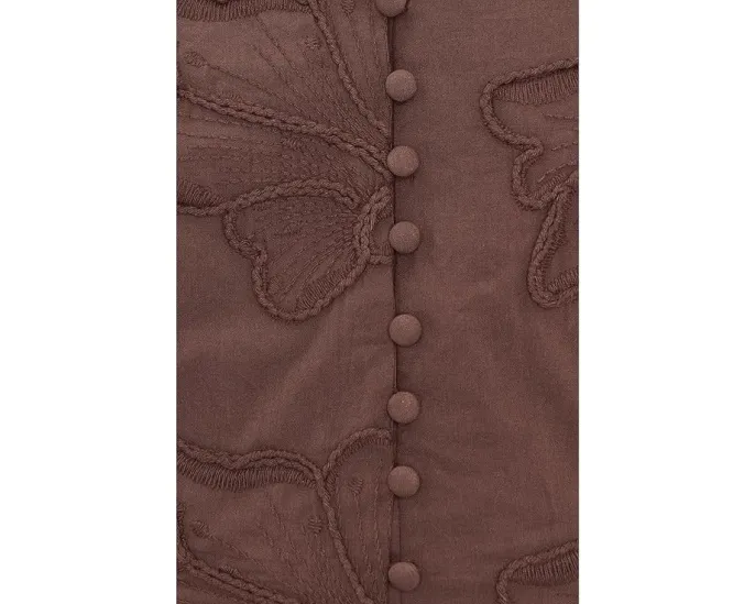Топ майка на пуговицах V-neck Buttondown Tank от Vince Camuto