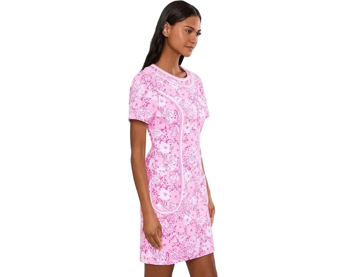 Платье Adetta Short Sleeve Stretch Shift Dress Lilly Pulitzer с кружевом