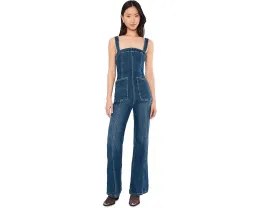 Комбинезон Suns Out Bootcut от Free People из стрейч-денима с расклешенными штанинами