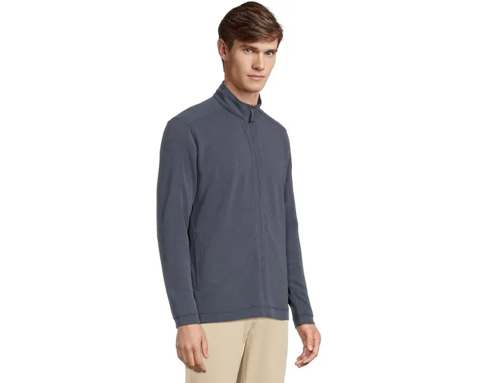 Куртка Johnston & Murphy Vintage Waffle Full Zip с вафельной фактурой