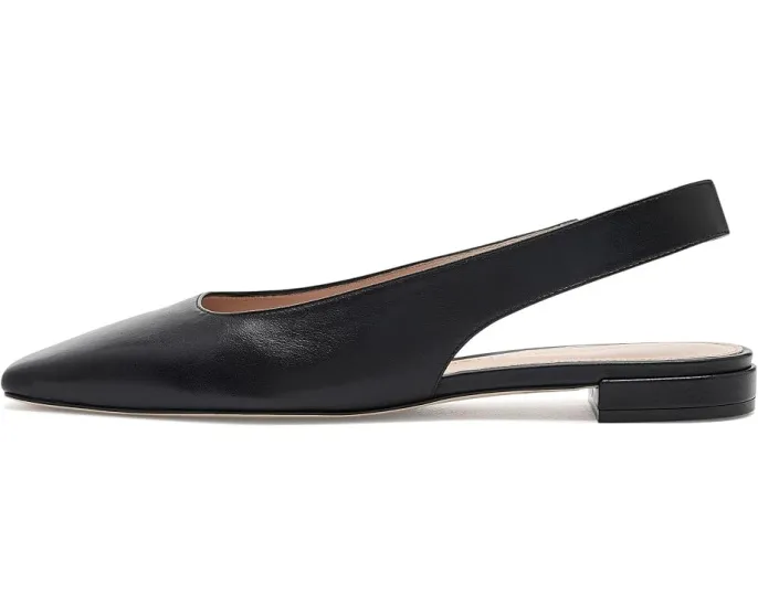 Босоножки Stassi Slingback Stuart Weitzman с леопардовым принтом на каблуке