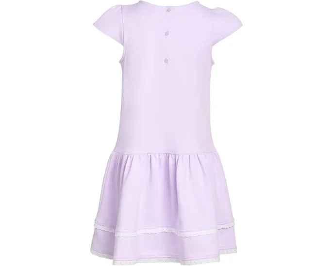 Janie and Jack платье из ткани понте для детей с рюшами и запахом