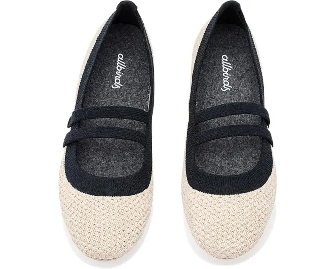 Туфли Allbirds Breezer Mary Jane с ремешками и подошвой из каучука