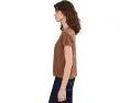 Кроп-футболка Michael Stars Grayson Cropped Crew Neck из хлопка Supima с прямым подолом