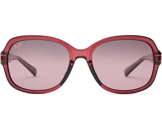 Солнцезащитные очки Maui Jim Hiluhilu с розовой оправой и линзами PolarizedPlus2