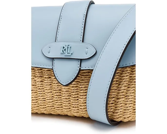 Сумка через плечо Lauren Ralph Lauren Small Lynden из соломки и кожи