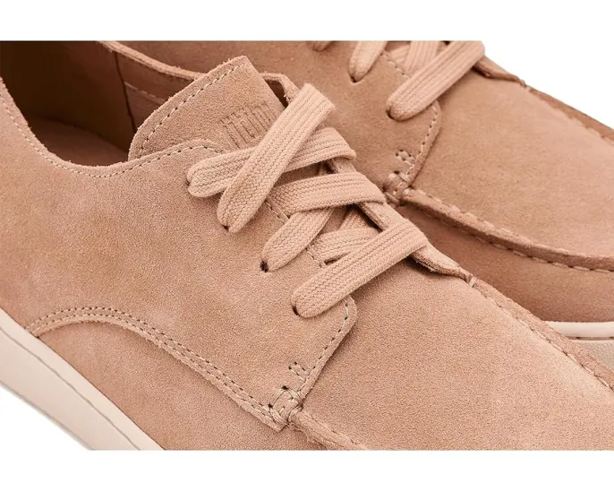 Туфли FitFlop Craft-Q Suede Lace-Up Moc Derby Loafers с технологией iQushion