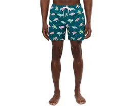 Плавки Chubbies The Turtally Awesomes 14 см с быстросохнущей тканью и карманом на молнии