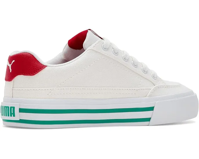 Детские кроссовки Puma Court Classic Vulc с кожаным верхом и вулканизированной подошвой