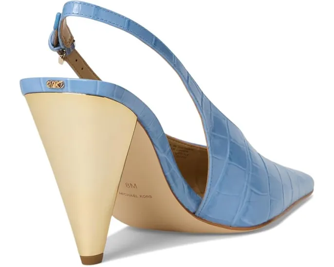 Туфли Electra Sling Pump от MICHAEL Michael Kors с конусным каблуком и острым носком
