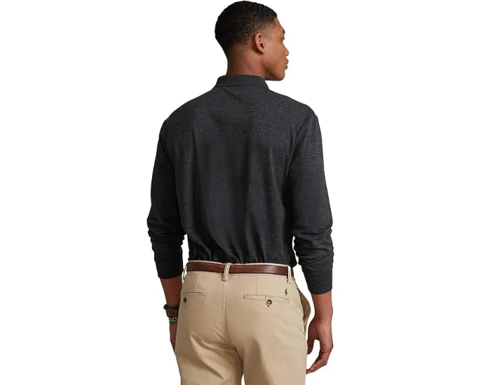 Поло Polo Ralph Lauren с длинным рукавом и вышитым логотипом