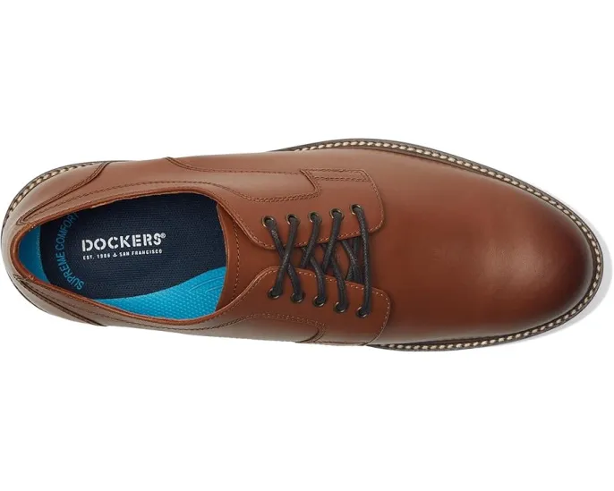 Кожаные оксфорды Dockers Ludgate с массажной стелькой Supreme Comfort