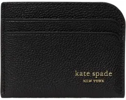 Картхолдер Devin из шагреневой кожи с молнией и несколькими отделениями Kate Spade New York