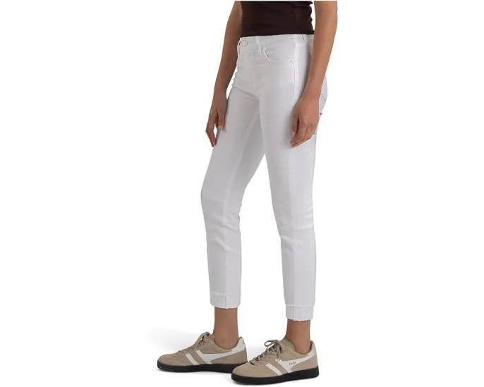 Джинсы KUT from the Kloth Amy Crop с прямыми штанинами и высоким поясом