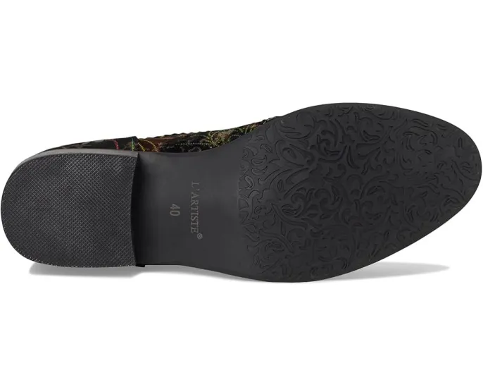 Ботинки Oneofakind с цветочными акцентами и каблуком 4 см