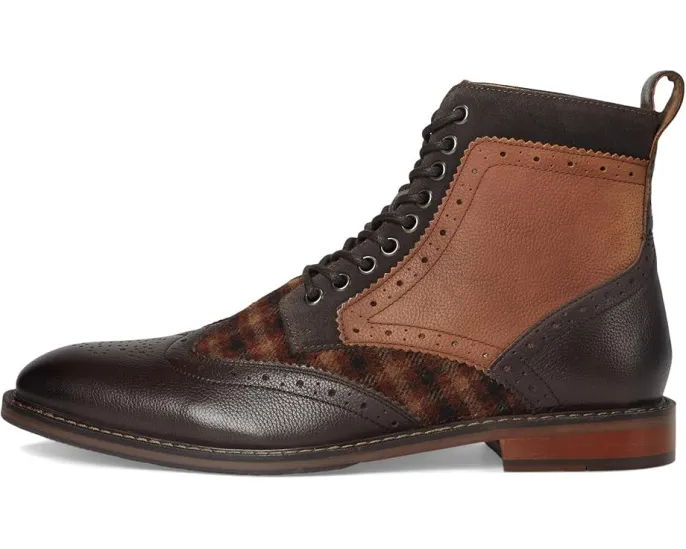 Ботинки Stacy Adams Finnegan Wing Tip с перфорацией и стелькой Memory Foam
