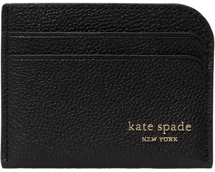 Картхолдер Devin из шагреневой кожи с молнией и несколькими отделениями Kate Spade New York