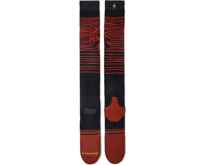 Носки Smartwool Snowboard Full Cushion Iguchi Pattern выше колена с полной амортизацией